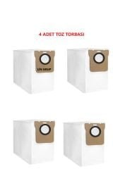 Dreame L10 Ultra S10+ Xiaomi S20 uyumlu toz torbası  4 adet
