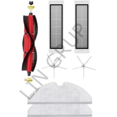 Roborock S6 Robot Süpürge Uyumlu 7'li Yedek Parça Seti