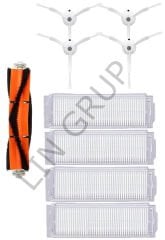 Xiaomi Vacuum Mop 2 Pro (MJST1SHW) Robot Süpürge Uyumlu 9'lu Yedek Parça Seti