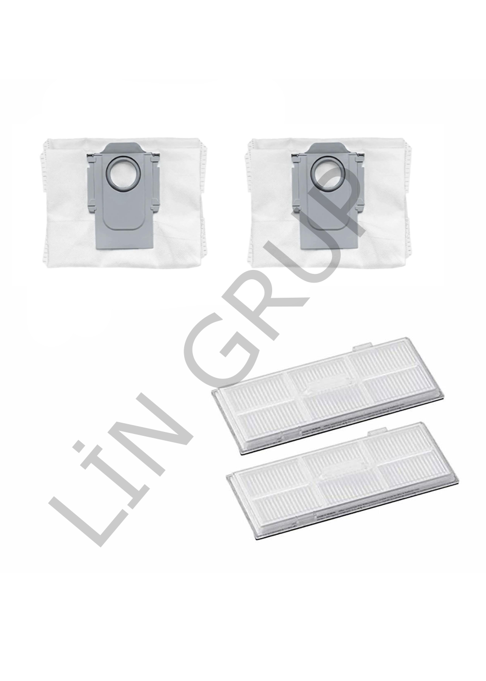 Roborock S7 Pro Ultra Robot Süpürge Uyumlu 4'lü -Yedek Parça Seti