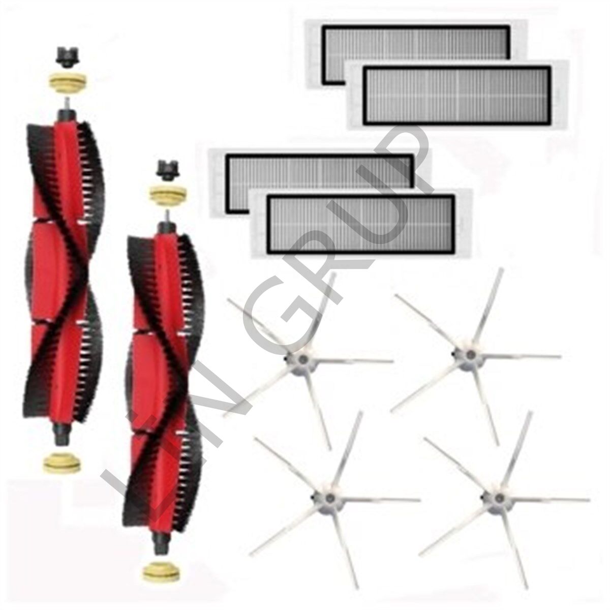 Roborock S6 Robot Süpürge Uyumlu 10'lu Yedek Parça Seti