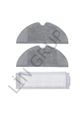 Xiaomi Vacuum Mop 2 Pro (MJST1SHW) Robot Süpürge Uyumlu 3'lü Yedek Parça Seti