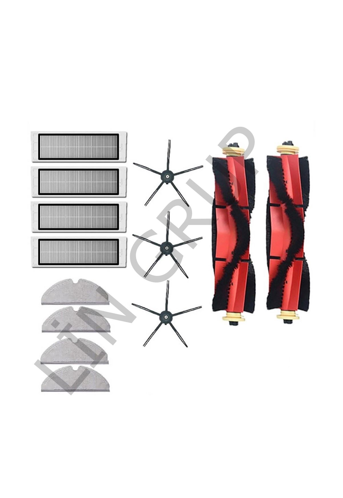 Roborock S6 Robot Süpürge Uyumlu 13'lü Yedek Parça Seti