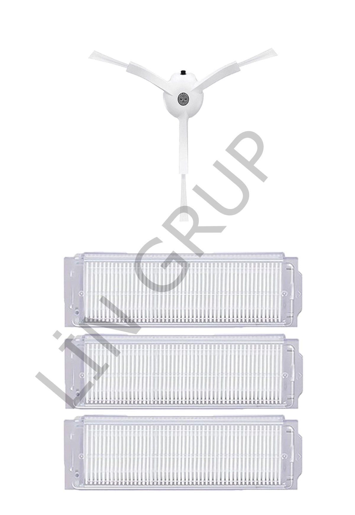 Xiaomi Vacuum Mop 2 Pro (MJST1SHW) Robot Süpürge Uyumlu 4'lü Yedek Parça Seti