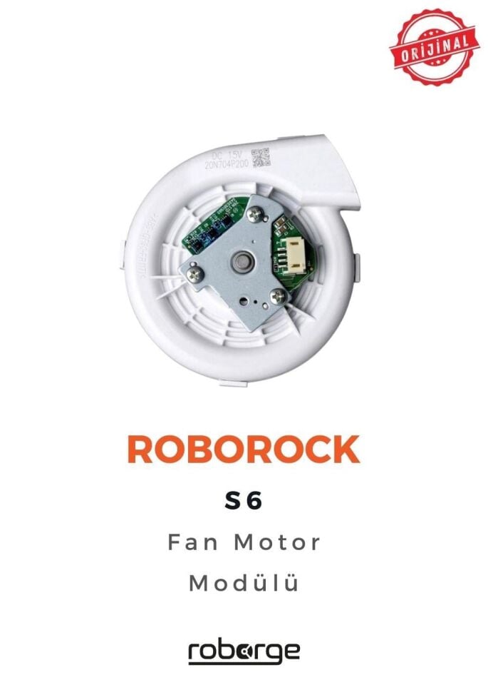 Roborock S6 Robot Süpürge Uyumlu Fan Motor Modülü - Orijinal Ürün