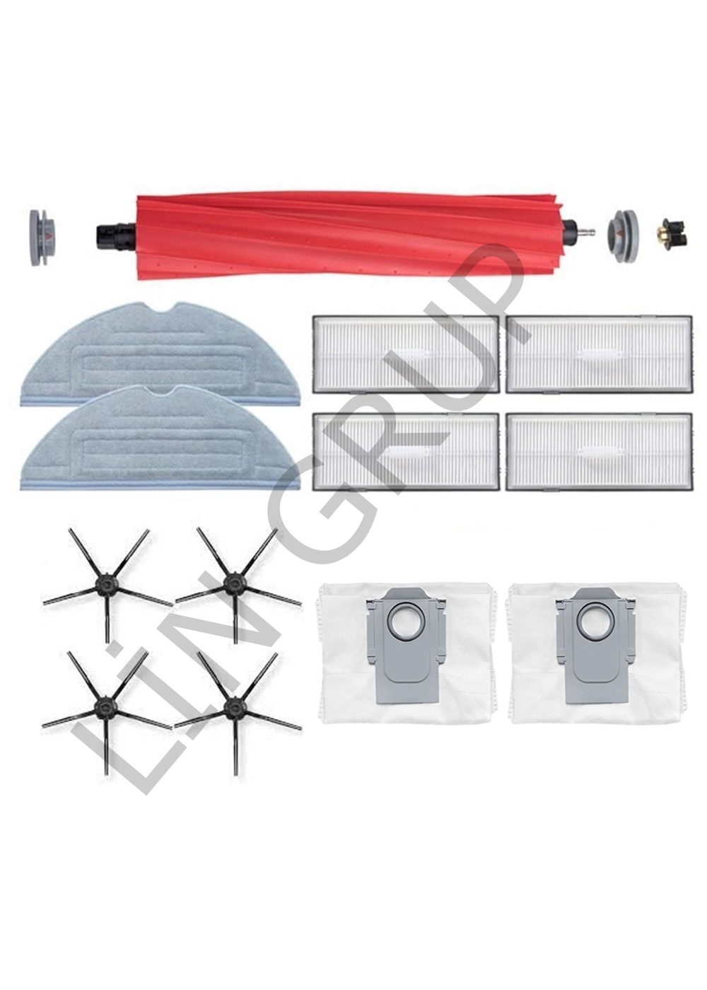 Roborock S7 Pro Ultra Robot Süpürge Uyumlu 13'lü Yedek Parça Seti