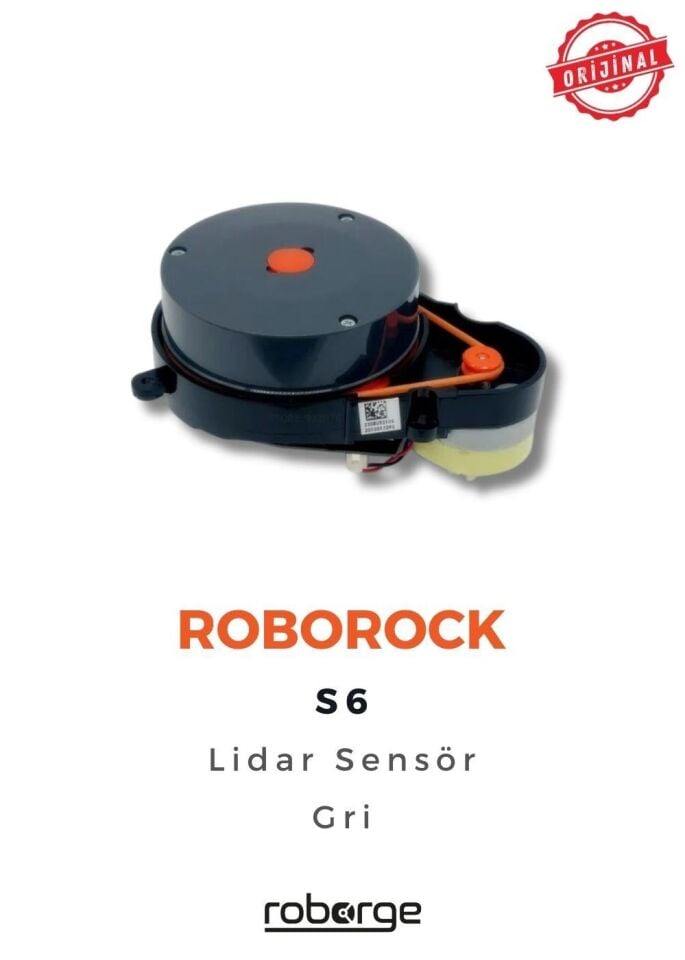 Roborock S6 Robot Süpürge Uyumlu Lidar Sensör - Gri - Orijinal Ürün