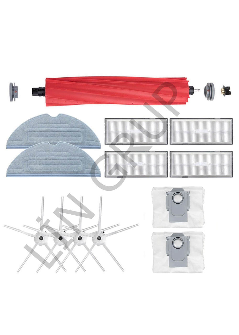 Roborock S7 Pro Ultra Robot Süpürge Uyumlu 13'lü Yedek Parça Seti