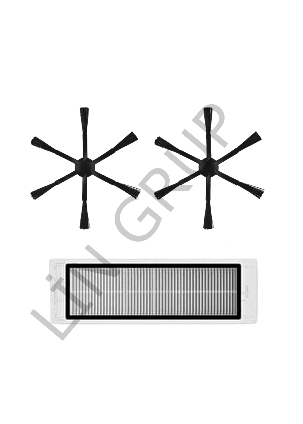 Xiaomi Vacuum Mop 2 (STYTJ03ZHM) Robot Süpürge Uyumlu 3'lü Yedek Parça Seti