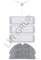 Xiaomi Vacuum Mop 2 Pro (MJST1SHW) Robot Süpürge Uyumlu 6'lı Yedek Parça Seti