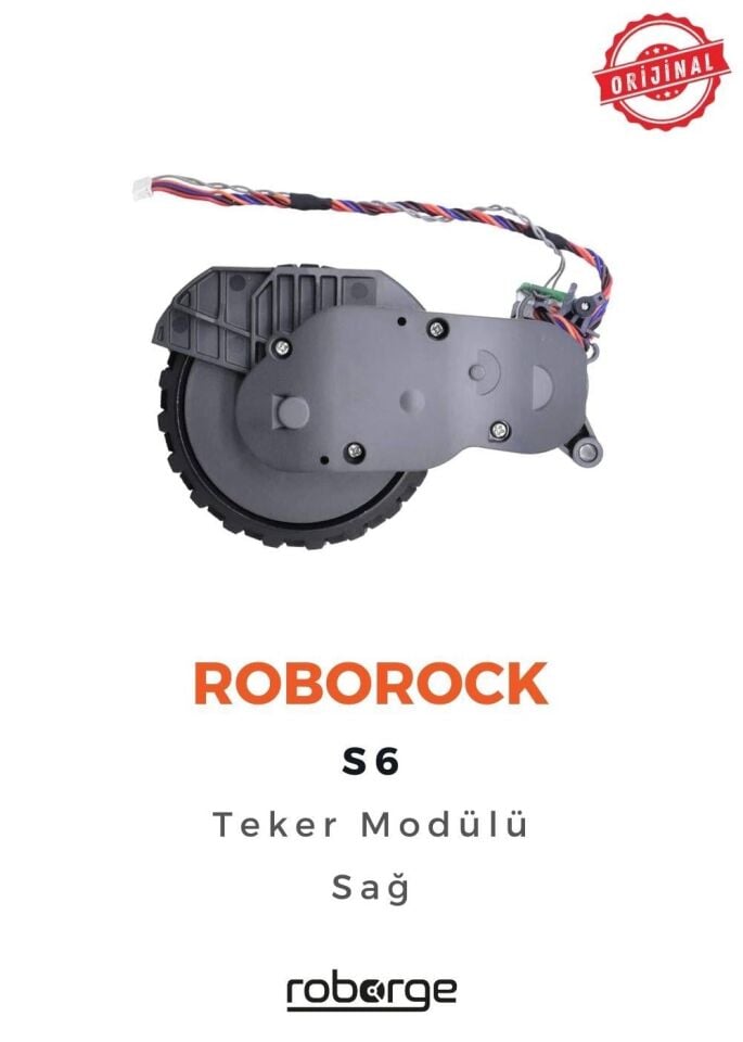 Roborock S6 Robot Süpürge Uyumlu Teker Modülü - Sağ - Orijinal Ürün