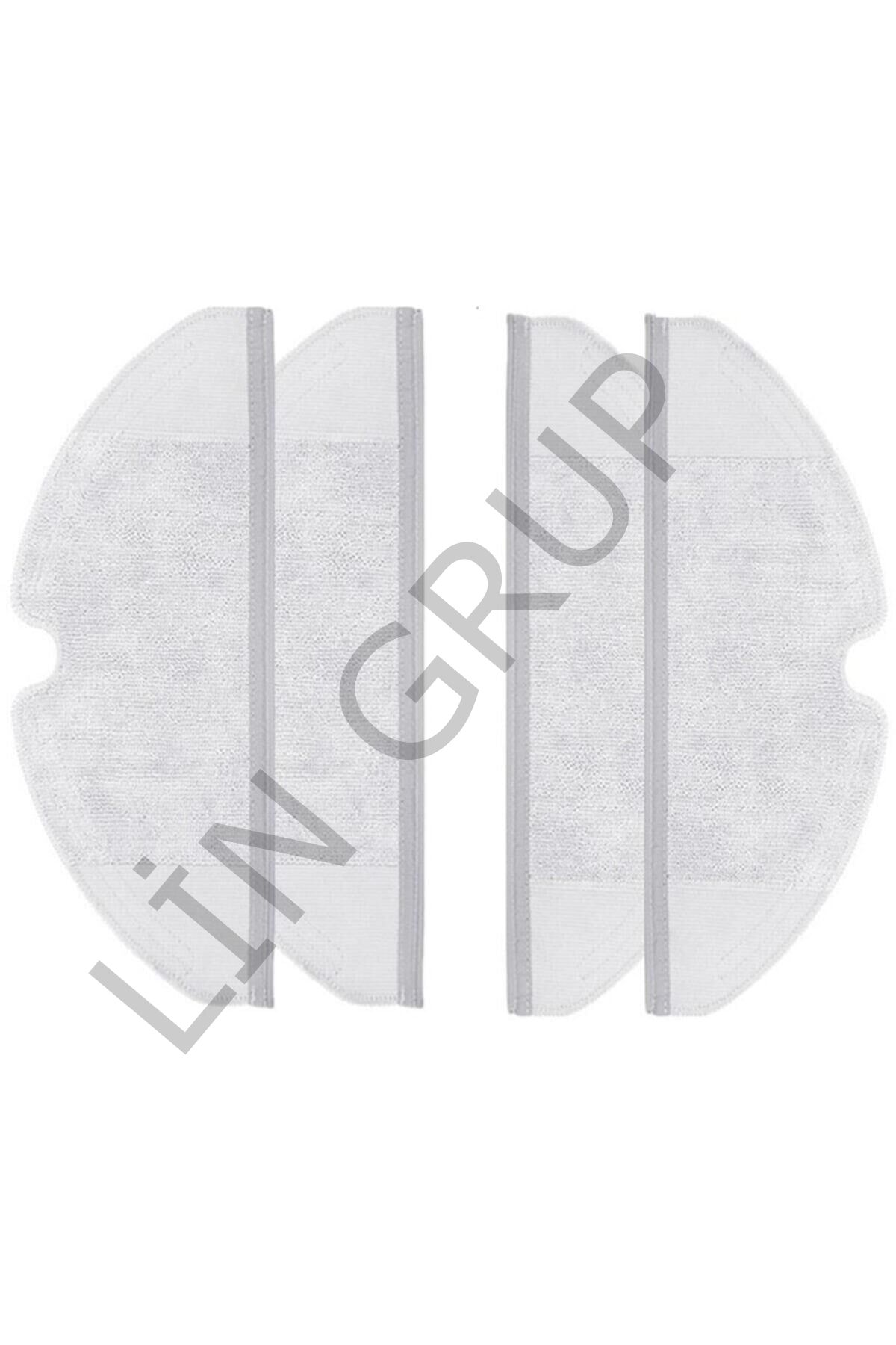 Xiaomi Vacuum Mop 2 (STYTJ03ZHM) Robot Süpürge Uyumlu 4'lü Mop Bezi- Yedek Parça Seti