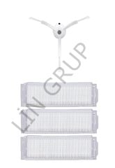 Xiaomi Vacuum Mop 2 Pro (MJST1SHW) Robot Süpürge Uyumlu 4'lü Yedek Parça Seti