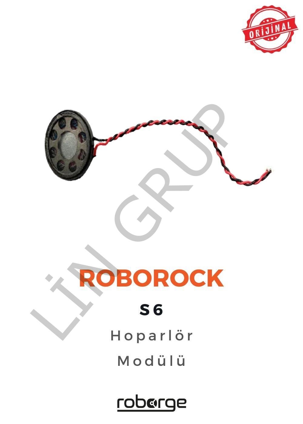 Roborock S6 Robot Süpürge Uyumlu Hoparlör Modülü - Orijinal Ürün
