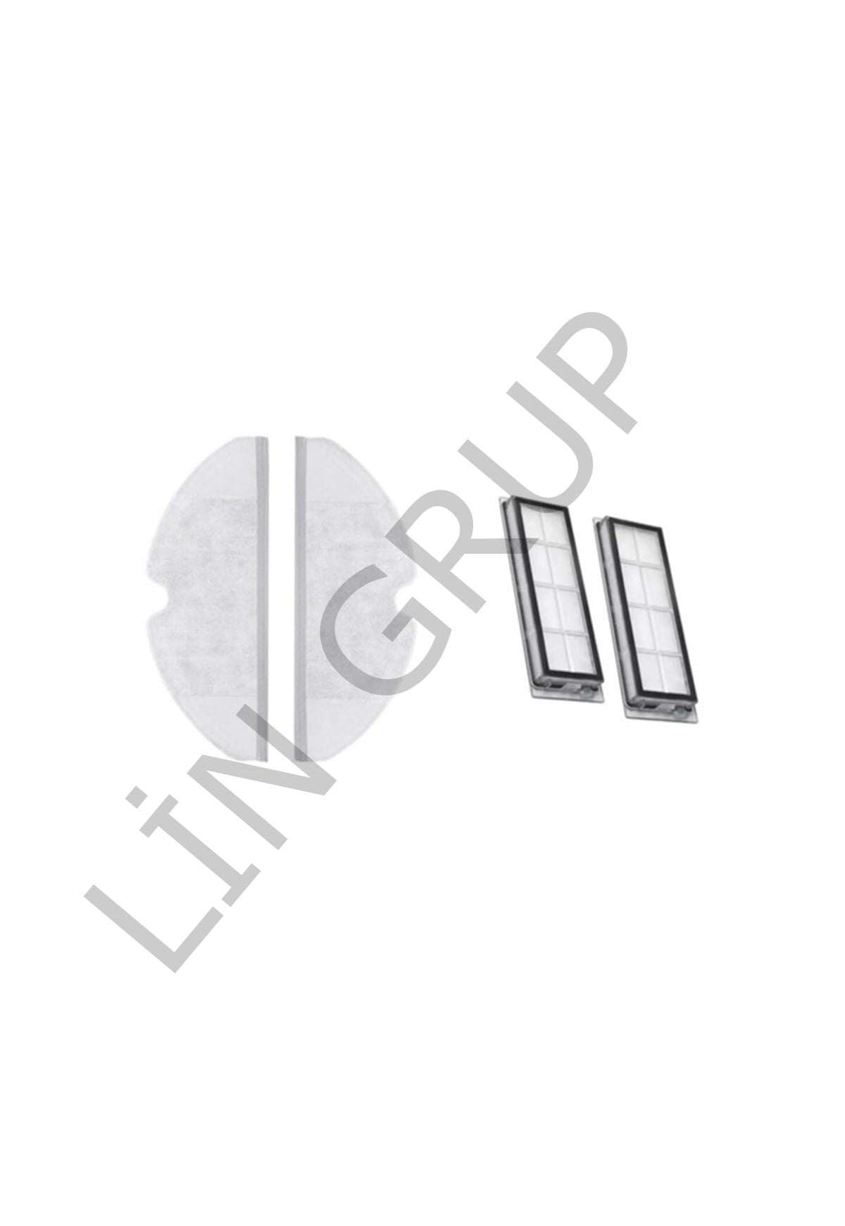 Xiaomi Vacuum Mop 2 (STYTJ03ZHM) Robot Süpürge Uyumlu  4'lü Yedek Parça Seti