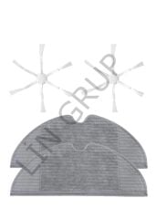 Xiaomi Vacuum Mop 2 (STYTJ03ZHM) Robot Süpürge Uyumlu 4'lü Yedek Parça Seti