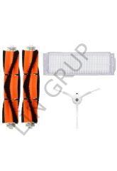 Xiaomi Vacuum Mop 2 Pro (MJST1SHW) Robot Süpürge Uyumlu 4'lü Yedek Parça Seti