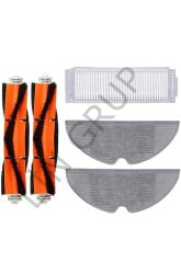 Xiaomi Vacuum Mop 2 Pro (MJST1SHW) Robot Süpürge Uyumlu 5'li Yedek Parça Seti