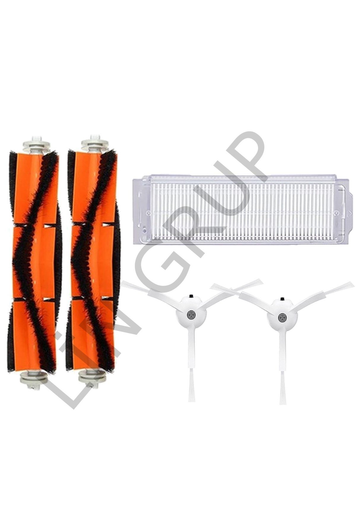 Xiaomi Vacuum Mop 2 Pro (MJST1SHW) Robot Süpürge Uyumlu 5'li Yedek Parça Seti