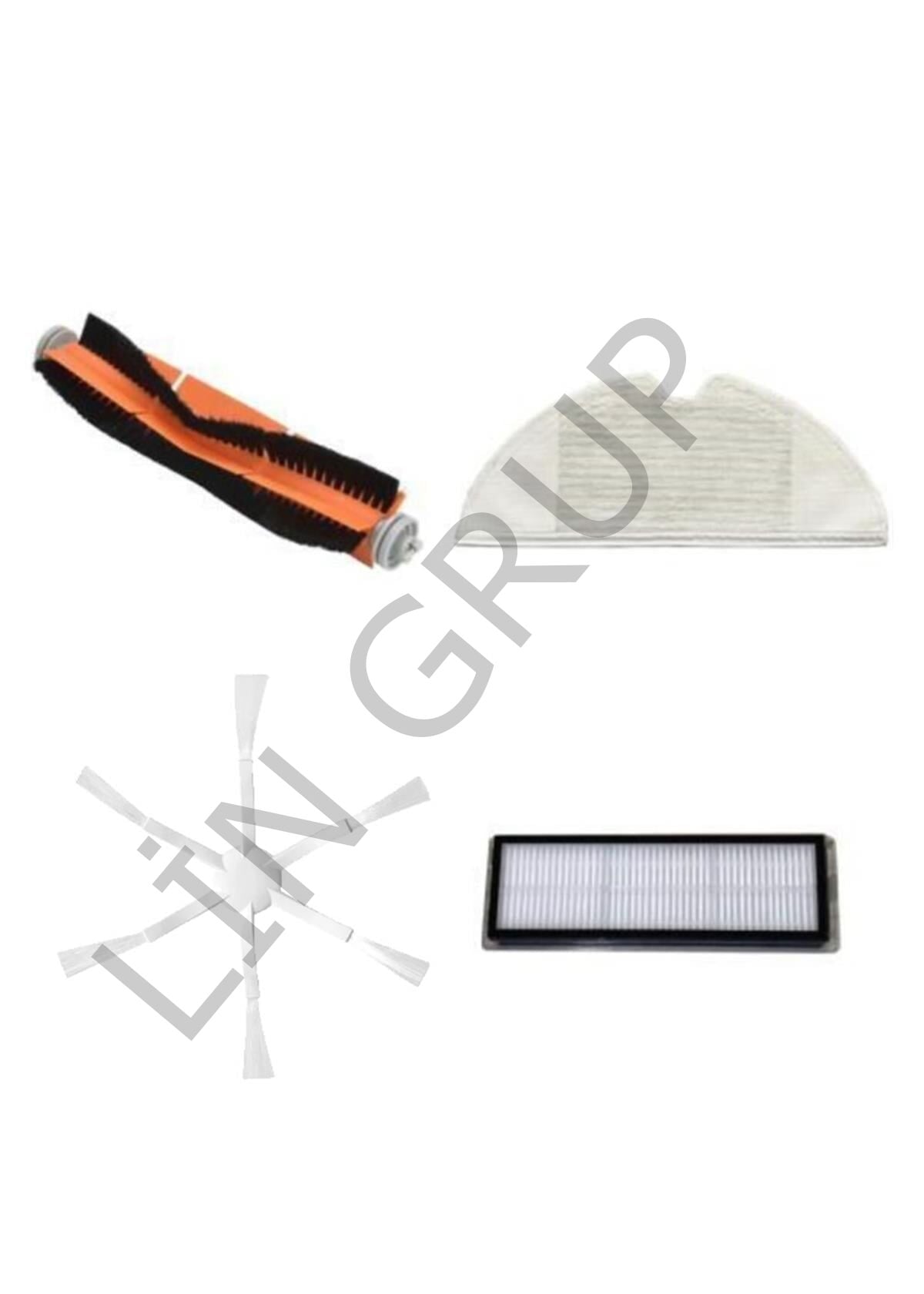 Xiaomi Vacuum Mop 2 (STYTJ03ZHM) Robot Süpürge Uyumlu 4'lü Yedek Parça Seti