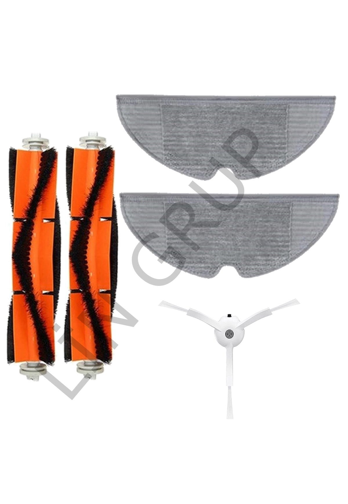 Xiaomi Vacuum Mop 2 Pro (MJST1SHW) Robot Süpürge Uyumlu 5'li Yedek Parça Seti