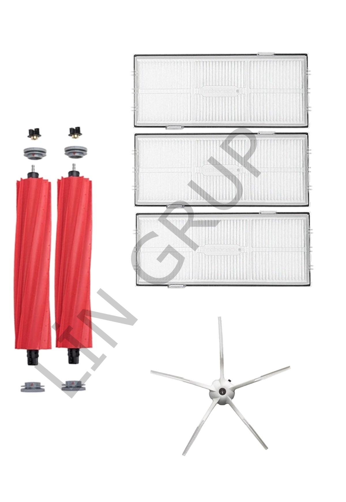 Roborock G10 Robot Süpürge Uyumlu 6'lı Yedek Parça Seti