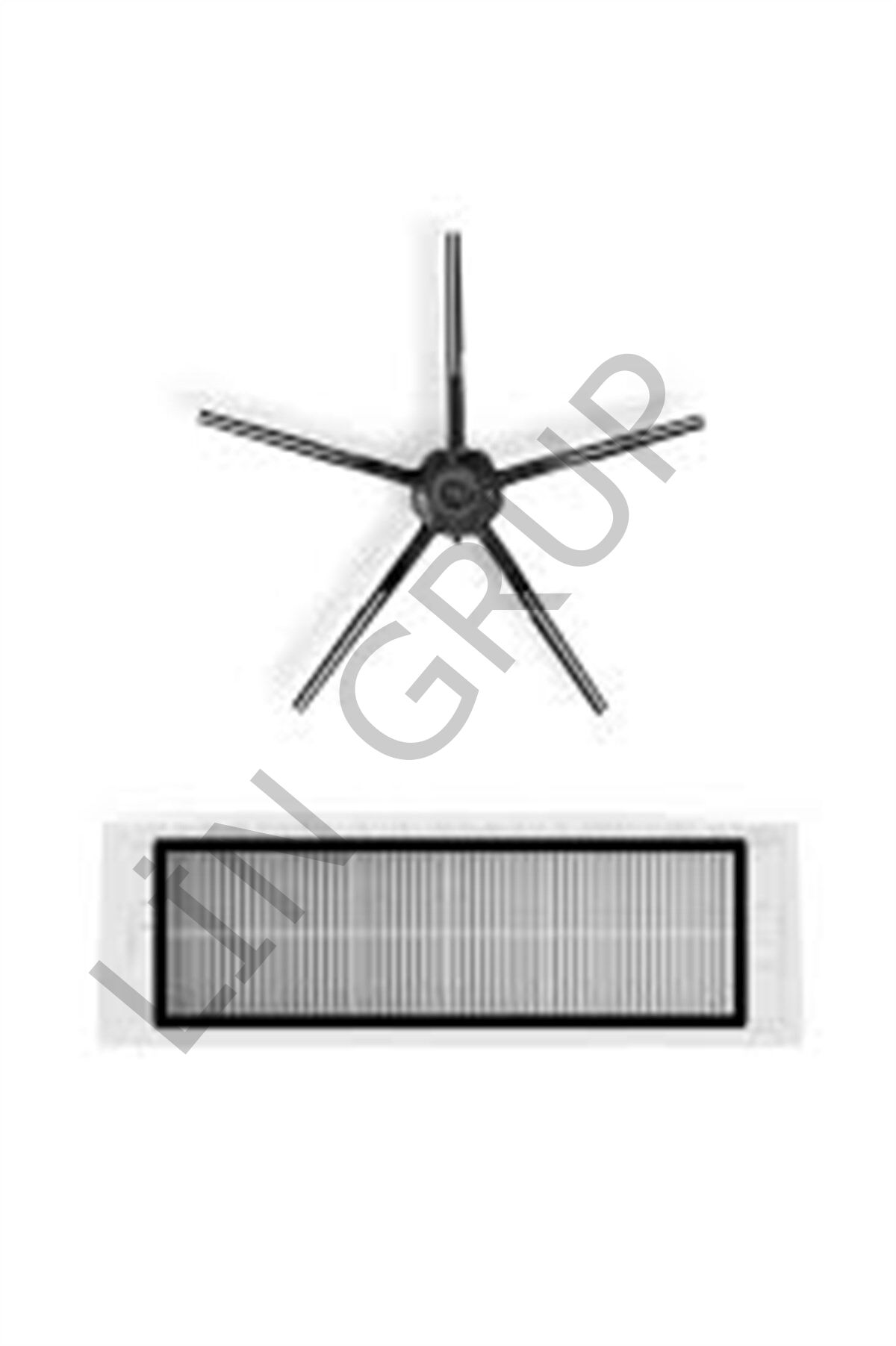 Roborock S6 Pure Robot Süpürge Uyumlu 2'li Yedek Parça Seti