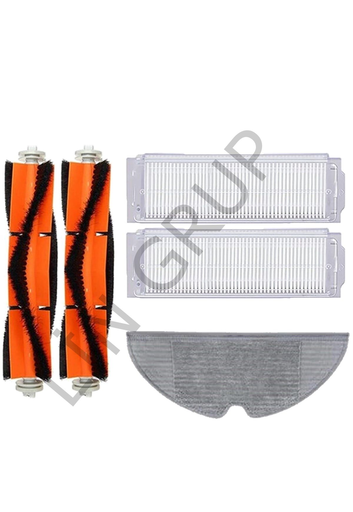 Xiaomi Vacuum Mop 2 Pro (MJST1SHW) Robot Süpürge Uyumlu 5'li Yedek Parça Seti