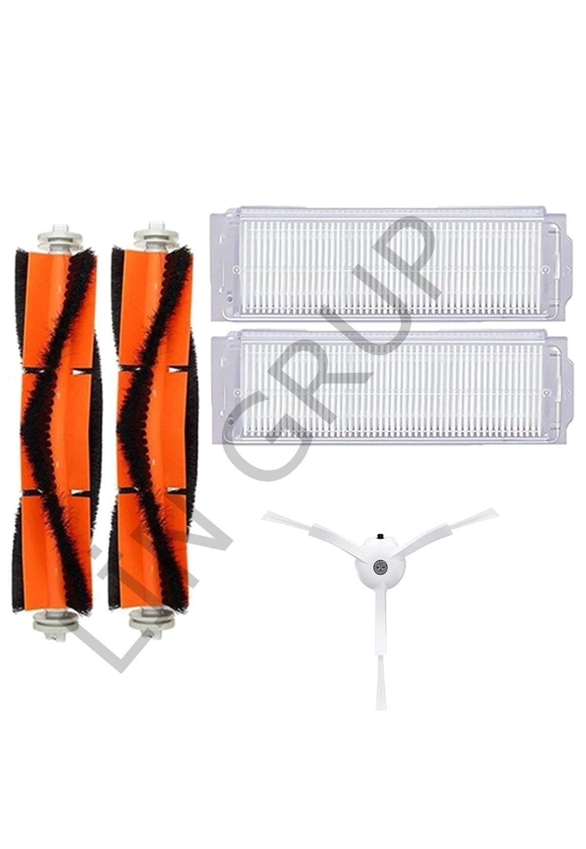 Xiaomi Vacuum Mop 2 Pro (MJST1SHW) Robot Süpürge Uyumlu 5'li Yedek Parça Seti