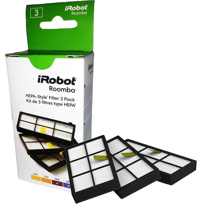 iRobot Roomba Orijinal Filtre 3 adet 850 860 861 866 870 880 890 900 960 980 981 985