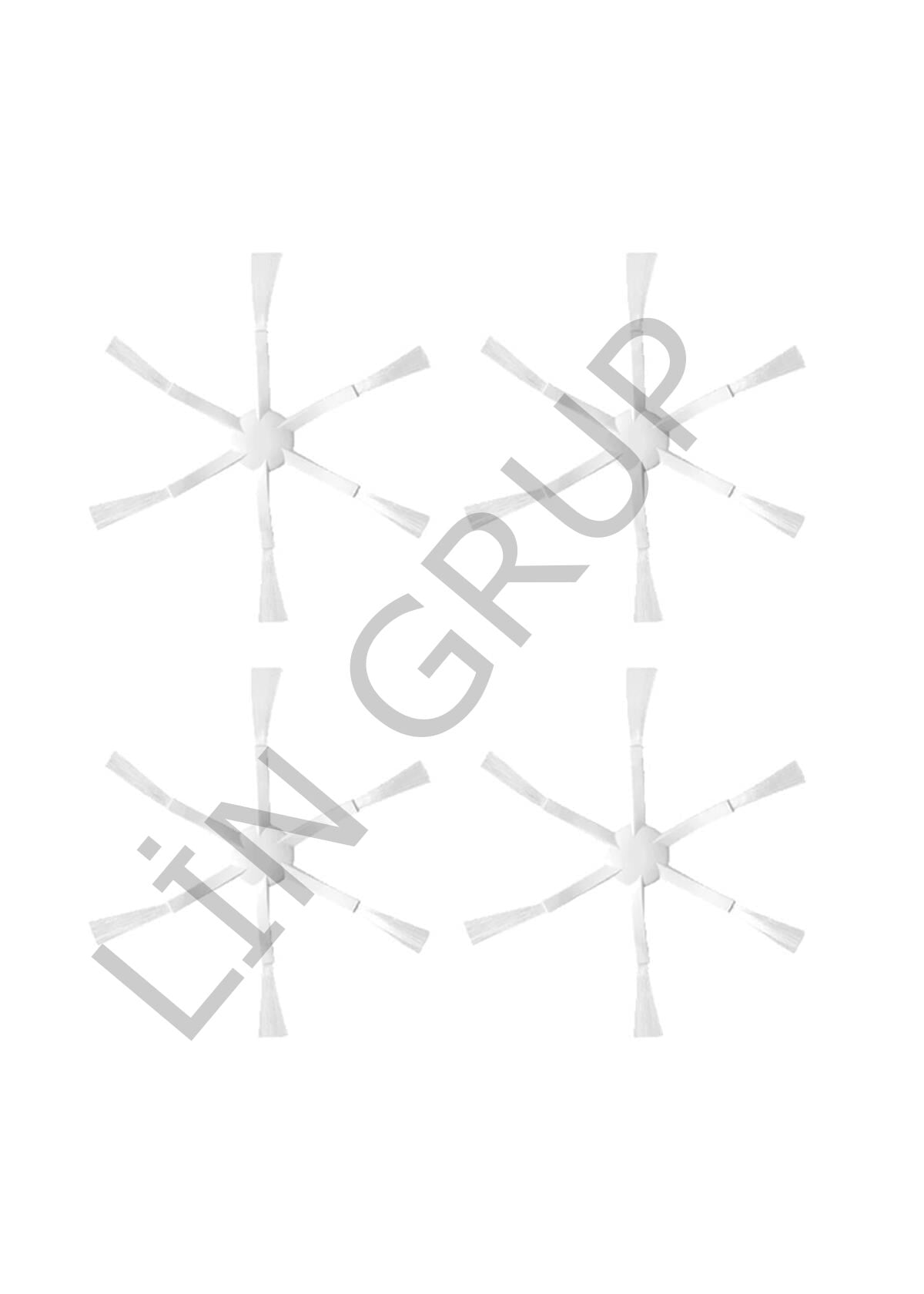 Xiaomi Vacuum Mop 2 (STYTJ03ZHM) Robot Süpürge Uyumlu 4'lü Yedek Parça Seti