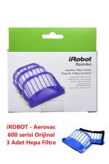 iRobot Roomba Orijinal Filtre 3 adet 600 605 615 616 620 621 630 635 650 651 660 671 676 680 681 690 691 695