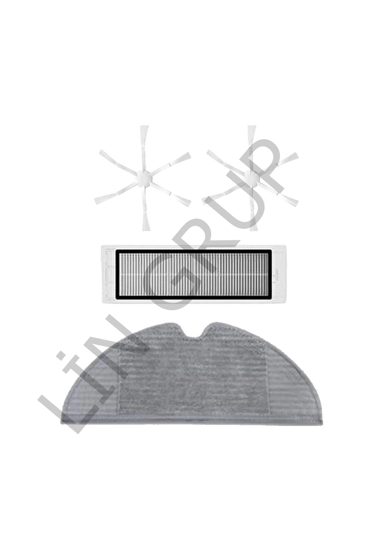 Xiaomi Vacuum Mop 2 (STYTJ03ZHM) Robot Süpürge Uyumlu 4'lü Yedek Parça Seti