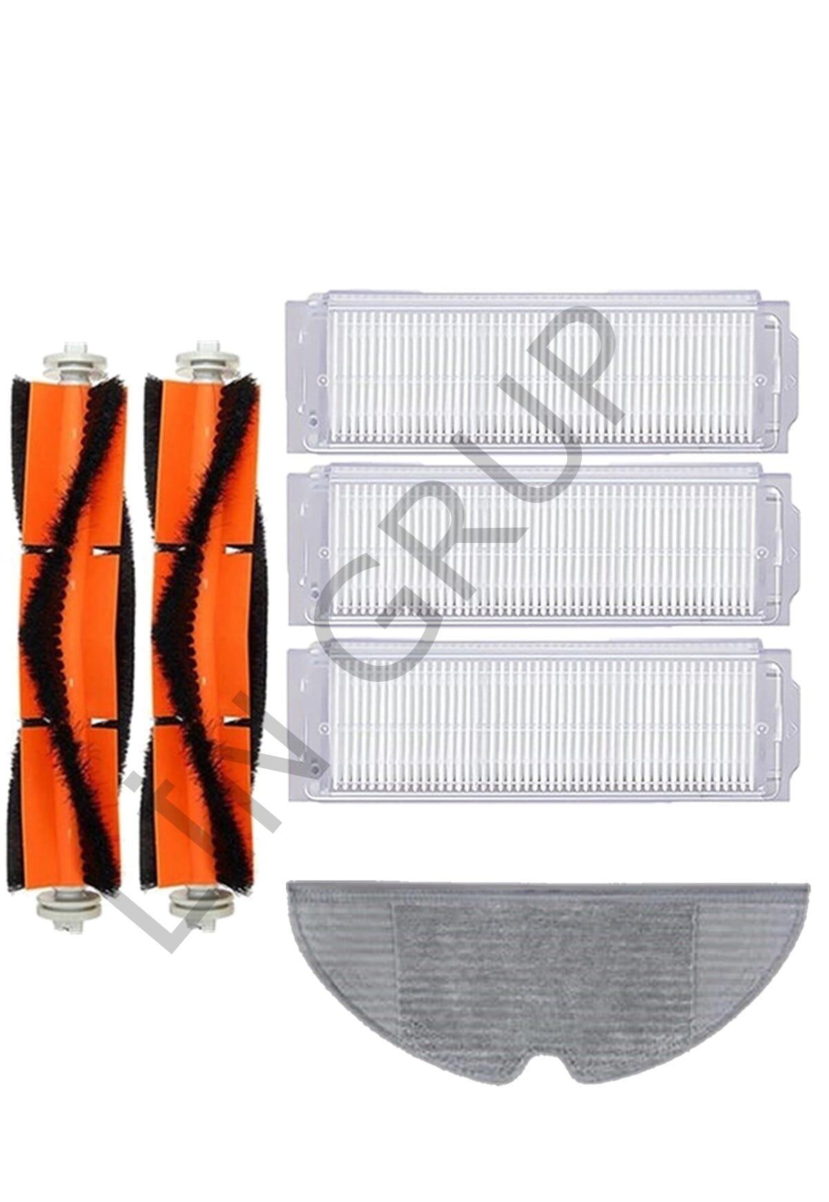 Xiaomi Vacuum Mop 2 Pro (MJST1SHW) Robot Süpürge Uyumlu 6'lı Yedek Parça Seti