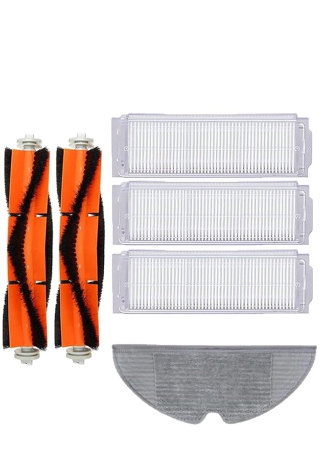 Xiaomi Vacuum Mop 2 Pro (MJST1SHW) Robot Süpürge Uyumlu 6'lı Yedek Parça Seti