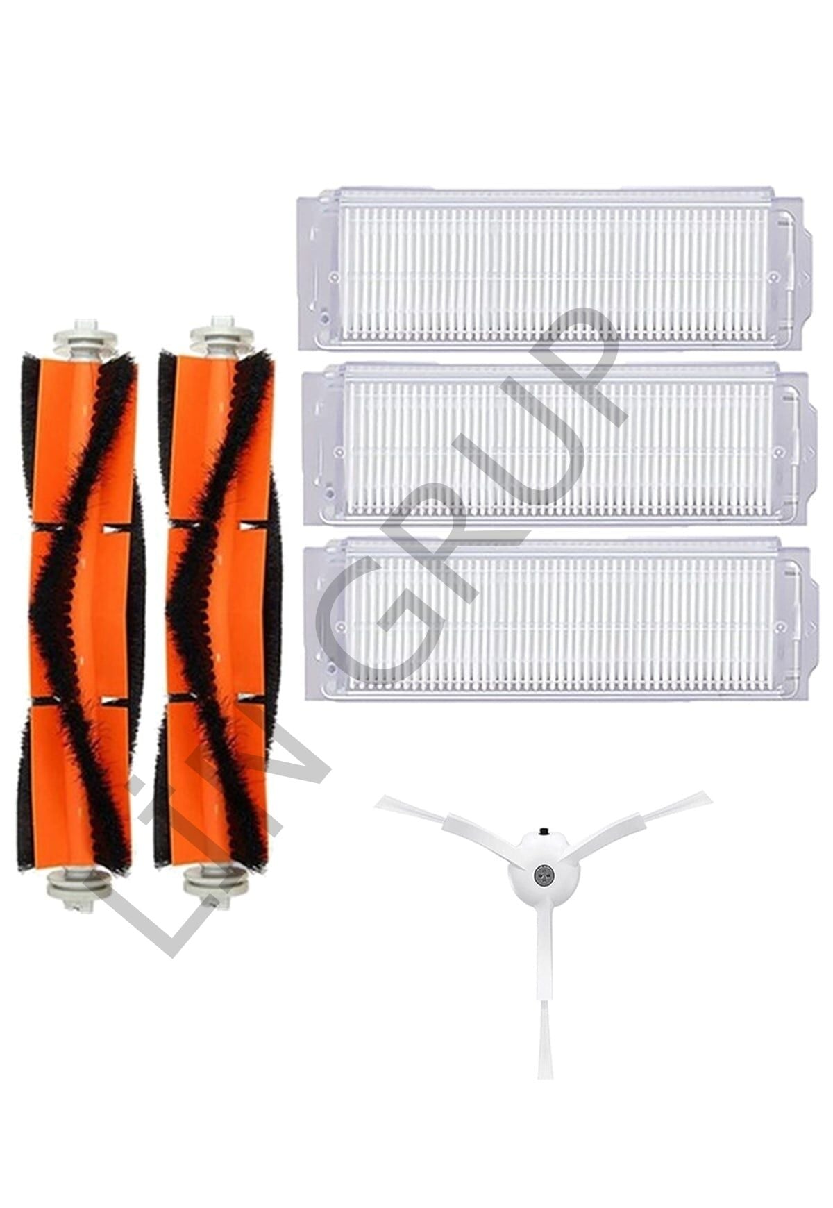 Xiaomi Vacuum Mop 2 Pro (MJST1SHW) Robot Süpürge Uyumlu 6'lı Yedek Parça Seti