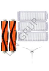 Xiaomi Vacuum Mop 2 Pro (MJST1SHW) Robot Süpürge Uyumlu 6'lı Yedek Parça Seti