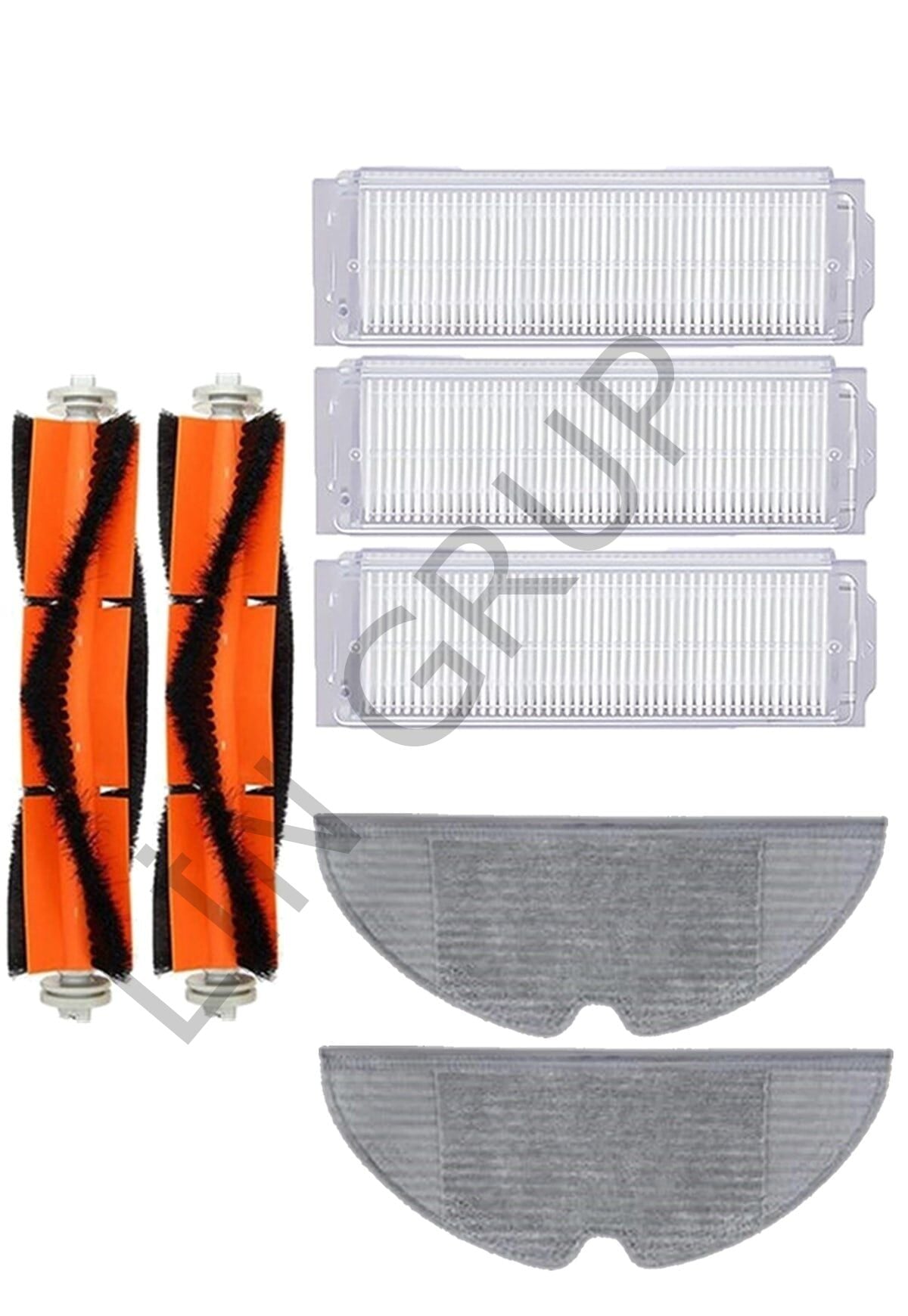 Xiaomi Vacuum Mop 2 Pro (MJST1SHW) Robot Süpürge Uyumlu 7'li Yedek Parça Seti