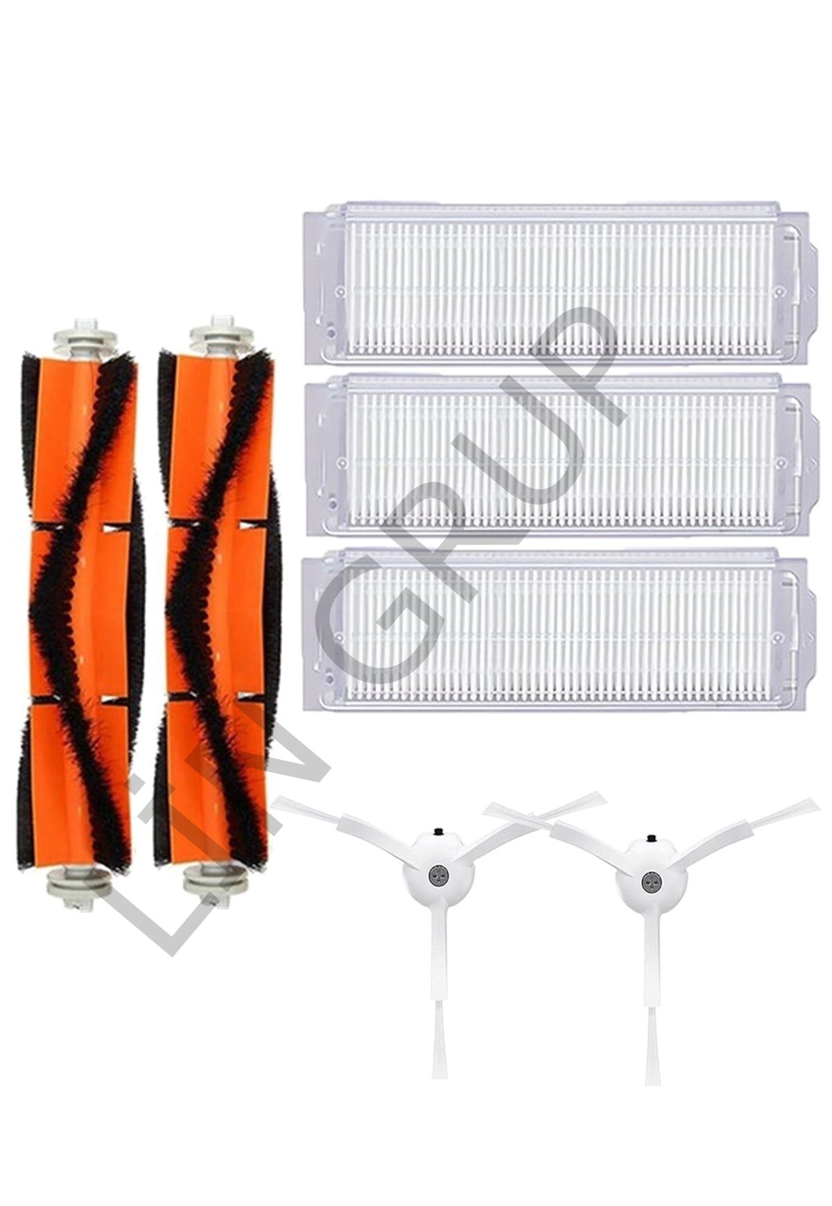 Xiaomi Vacuum Mop 2 Pro (MJST1SHW) Robot Robot Süpürge Uyumlu 7'li Yedek Parça Seti