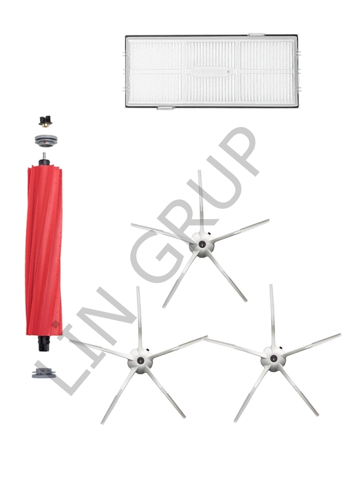 Roborock S7 Pro Ultra Robot Süpürge Uyumlu 5'li Yedek Parça Seti