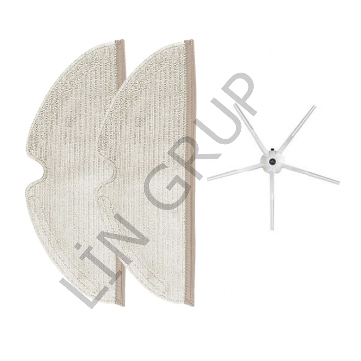 Roborock S6 Pure Robot Süpürge Uyumlu 3'lü Yedek Parça Seti