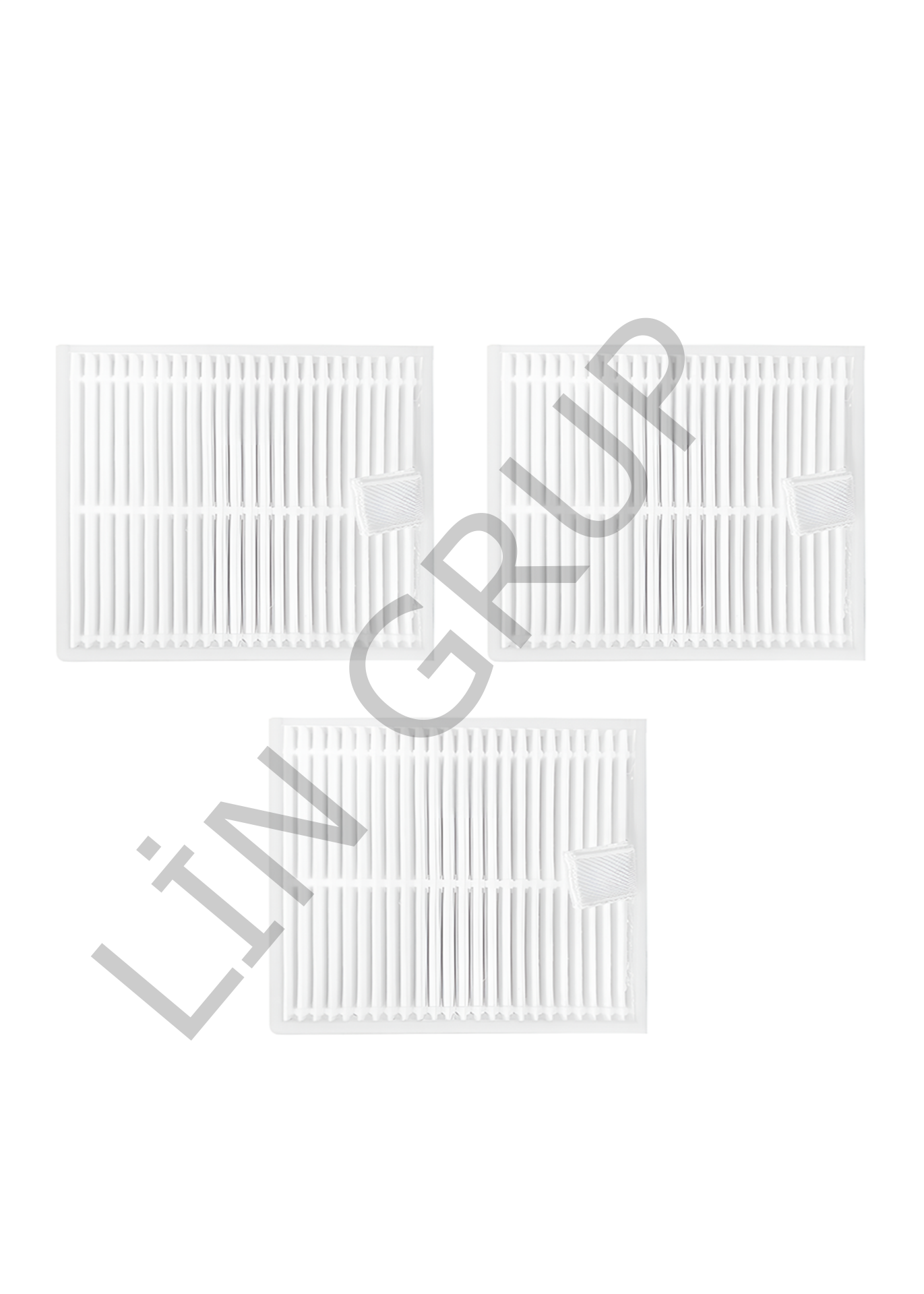 Xiaomi Mijia 3C Plus Robot Süpürge Uyumlu 3'lü Hepa Filtre - Yedek Parça Seti