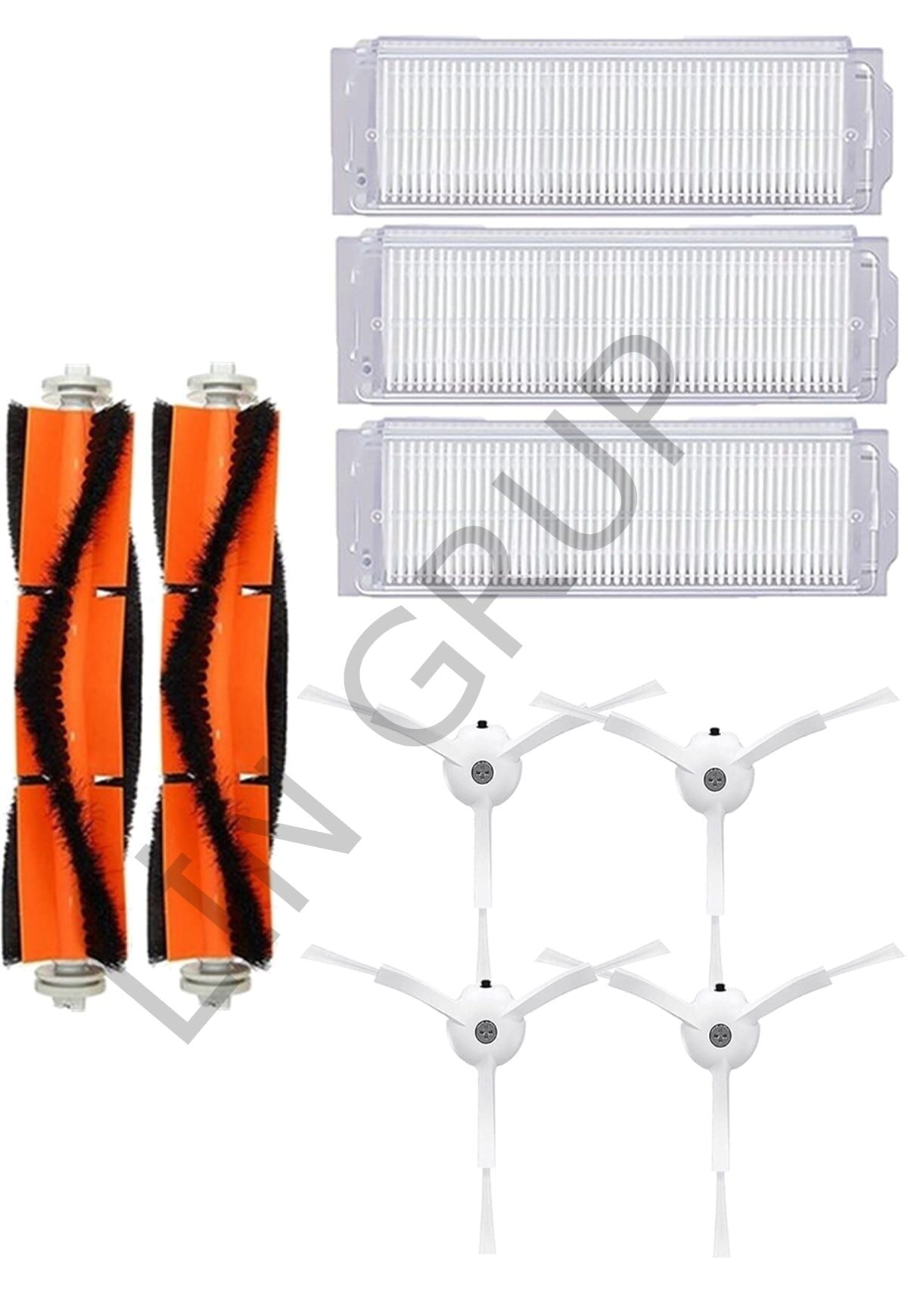 Xiaomi Vacuum Mop 2 Pro (MJST1SHW) Robot Süpürge Uyumlu 9'lu Yedek Parça Seti