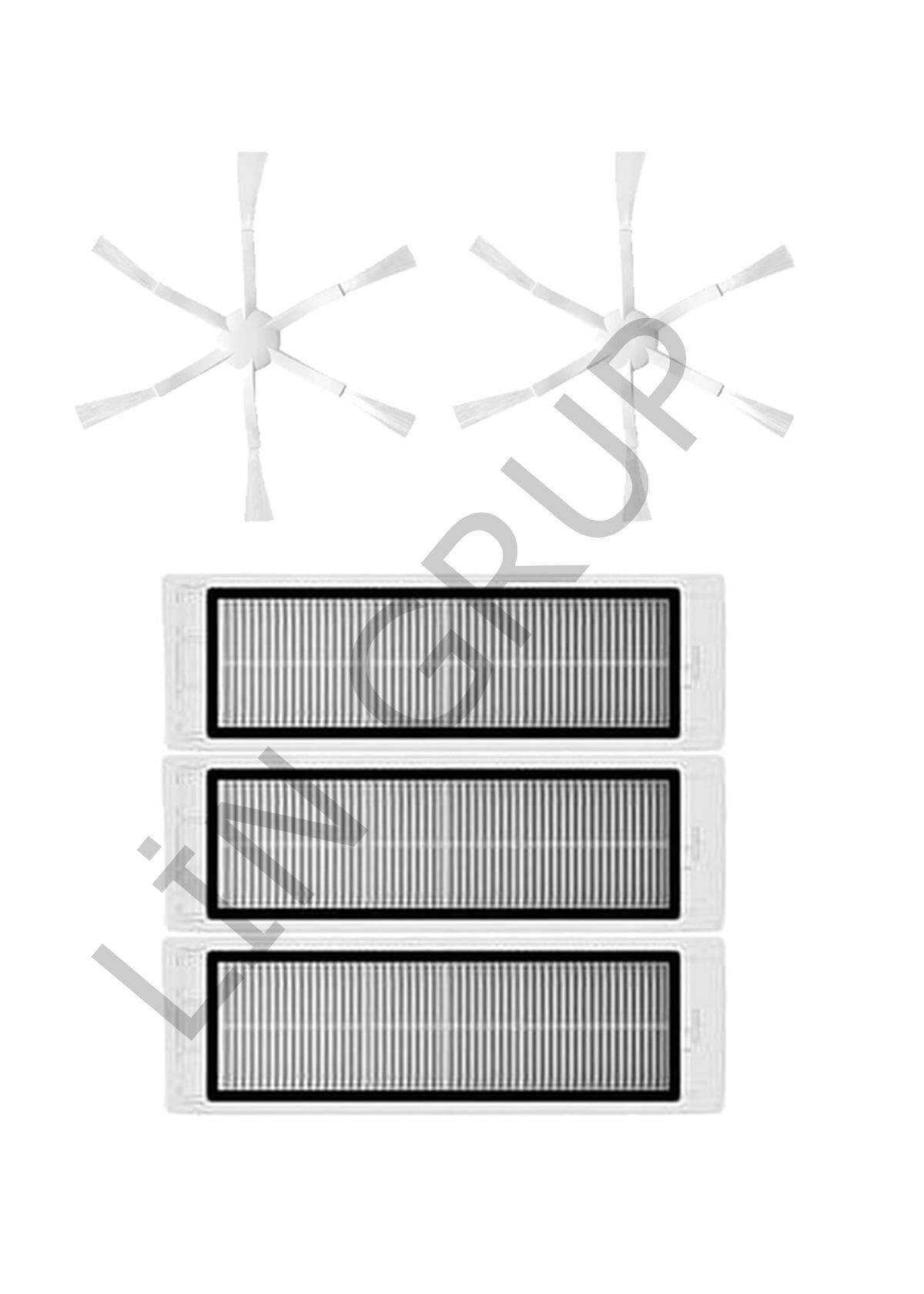 Xiaomi Vacuum Mop 2 (STYTJ03ZHM) Robot Süpürge Uyumlu 5'li Yedek Parça Seti