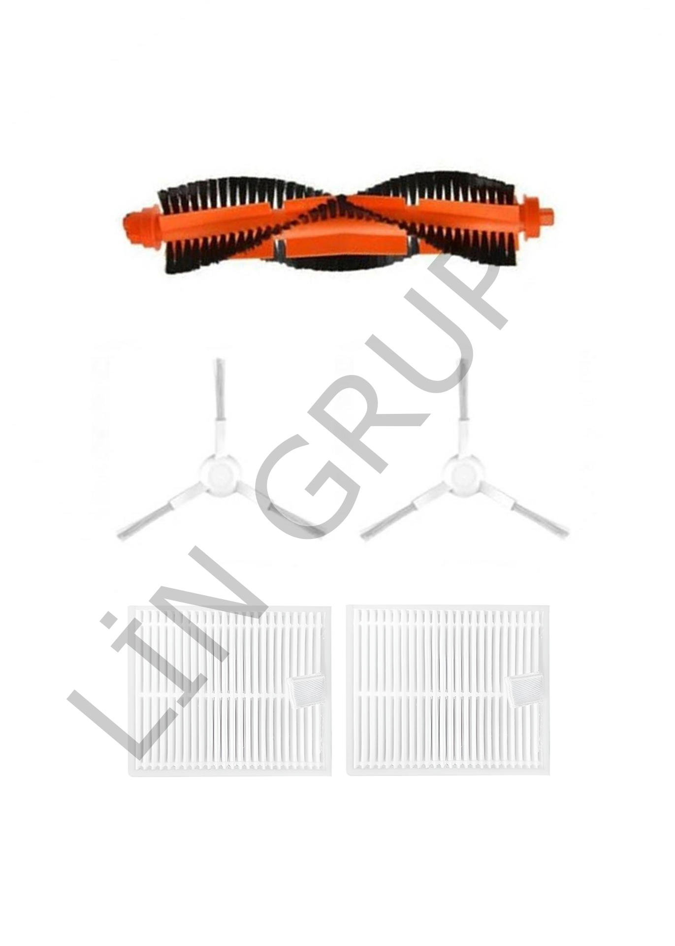 Xiaomi Mijia 3C Plus Robot Süpürge Uyumlu 5'li - Yedek Parça Seti