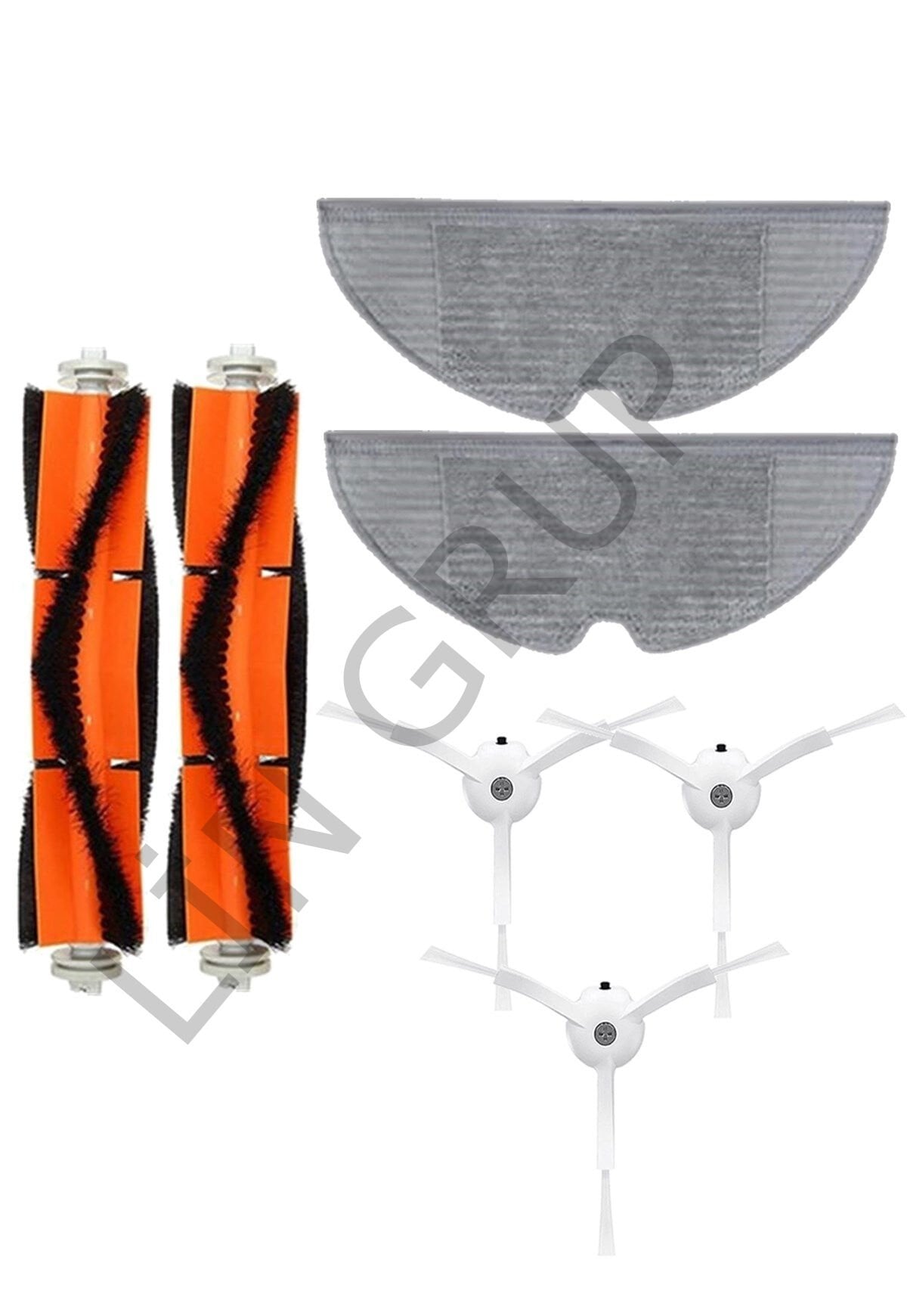 Xiaomi Vacuum Mop 2 Pro (MJST1SHW) Robot Süpürge Uyumlu 7'li Yedek Parça Seti