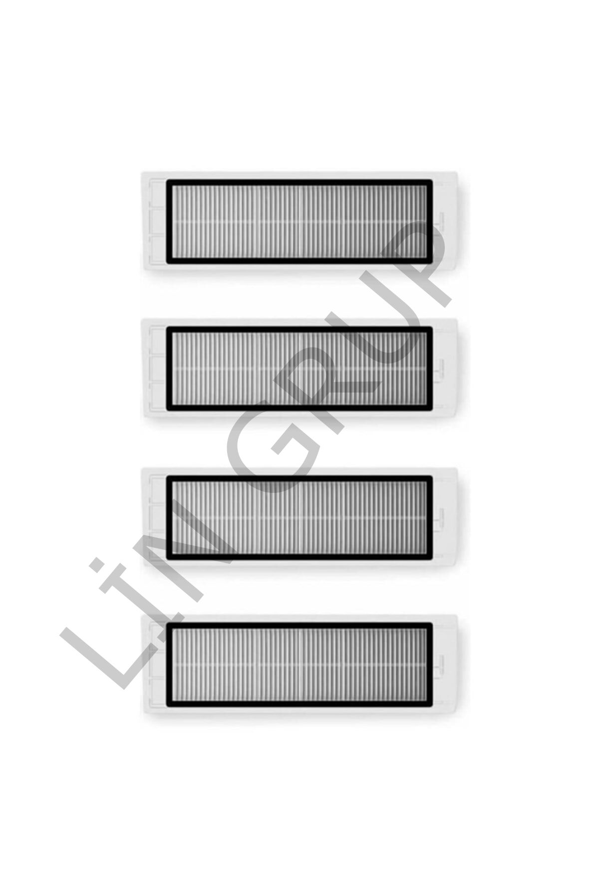 Roborock S6 Pure Robot Süpürge Uyumlu 4'lü Hepa Filtre - Yedek Parça Seti