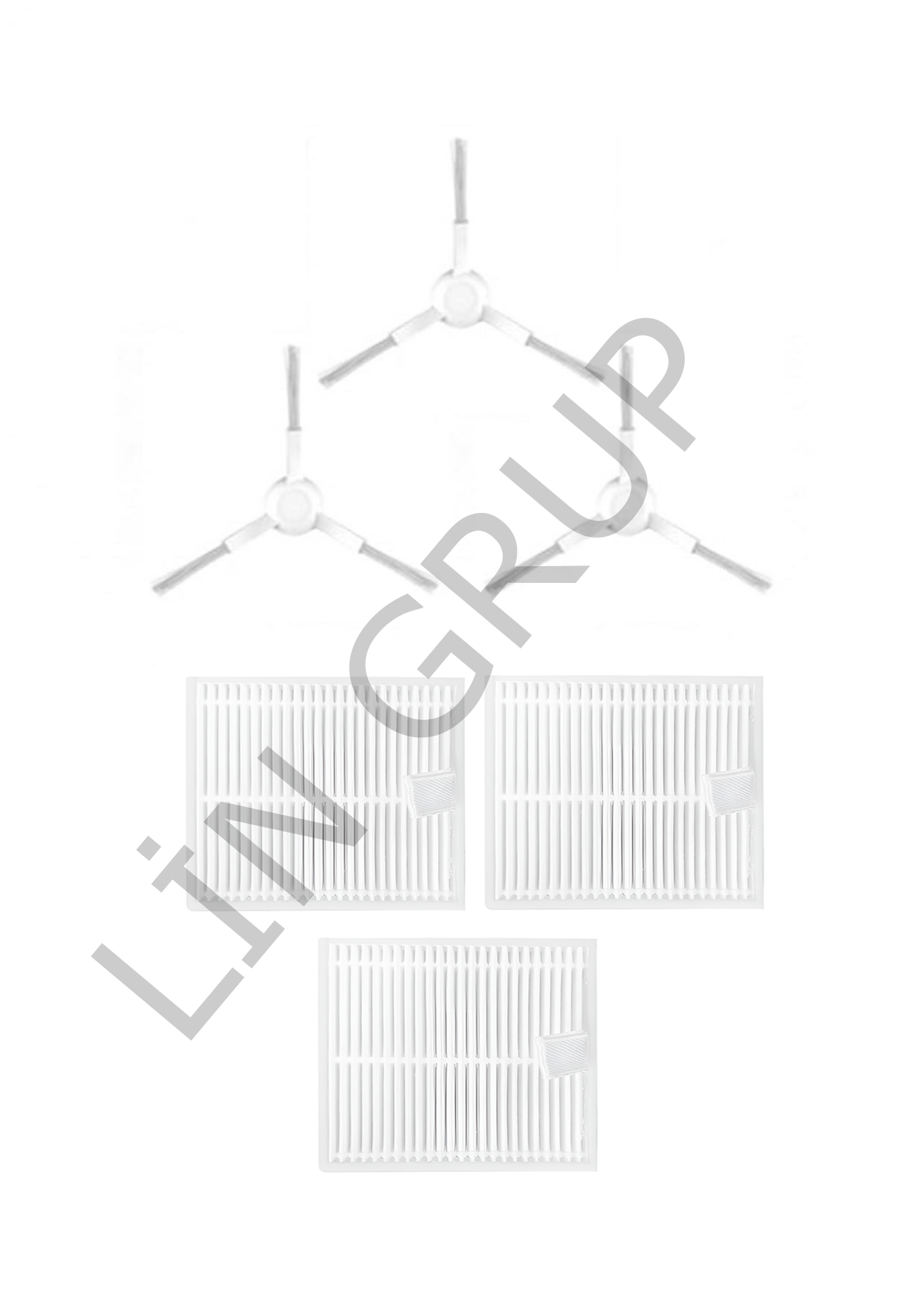 Xiaomi Mijia 3C Plus Robot Süpürge Uyumlu 6'lı Yedek Parça Seti