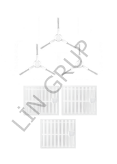 Xiaomi Mijia 3C Plus Robot Süpürge Uyumlu 6'lı Yedek Parça Seti