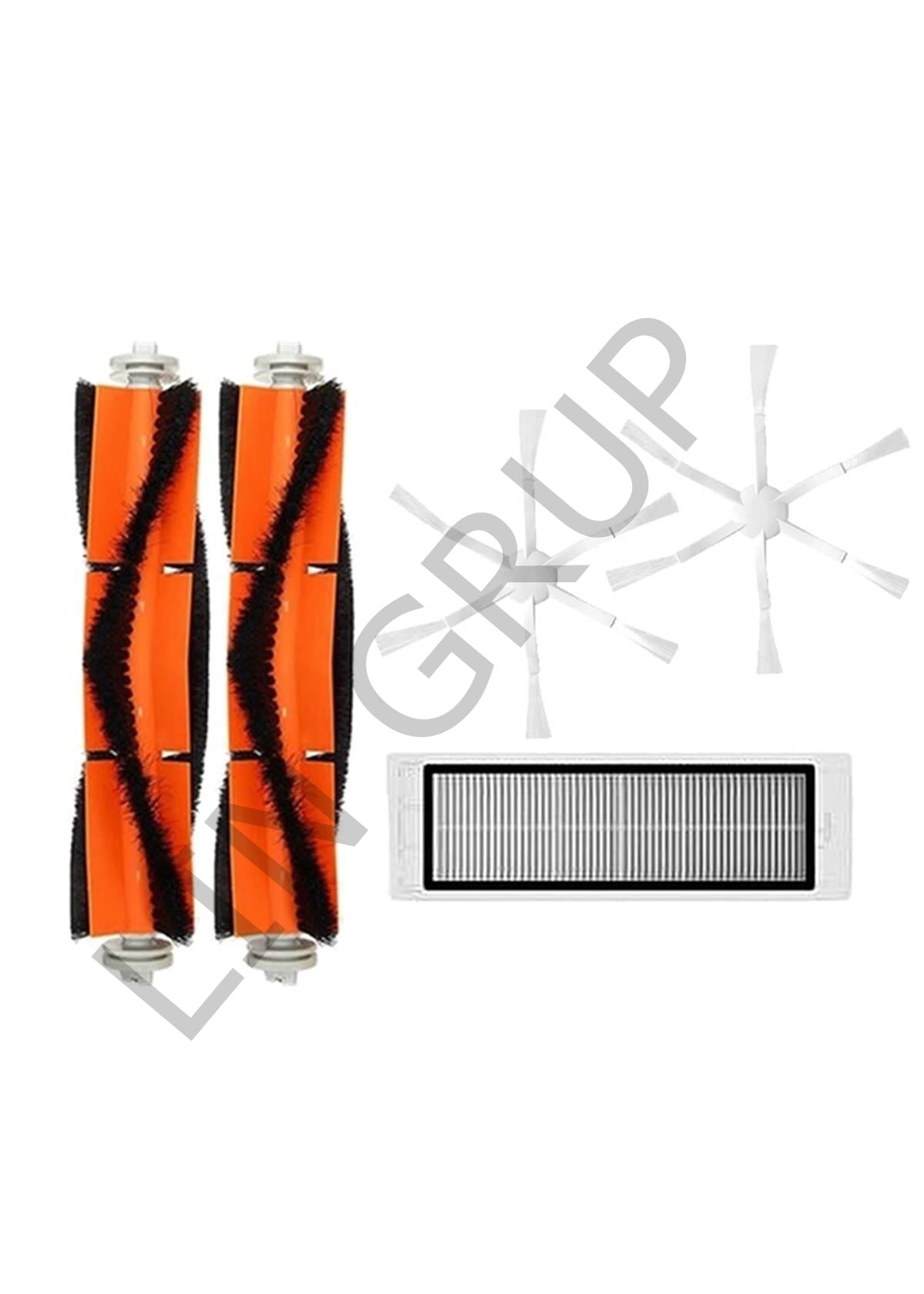 Xiaomi Vacuum Mop 2 (STYTJ03ZHM) Robot Süpürge Uyumlu 5'li Yedek Parça Seti